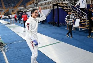 سوريا لايف فرح محفوظ تضمن ميدالية أولى لمصر بكأس العالم لسيف المبارزة للناشئات